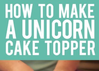 Birthday Cake & CupCakes : How to Make a Unicorn Cake Topper – Unicorn figurine made of Wilton Shape-N-Amaz…