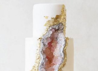 Birthday Cake : Geode wedding cakes that totally rock!
