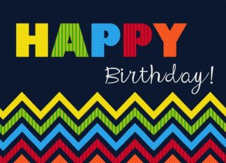 Birthday Quotes : Bright Chevron – Birthday Cards from CardsDirect