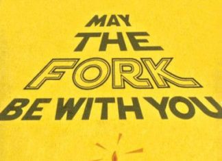 Birthday Quotes : Fork Be With You Handcrafted Greeting Card