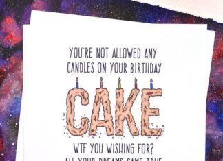 Birthday Quotes : Funny Boyfriend or Girlfriend Birthday Card WTF by phillyandbrit