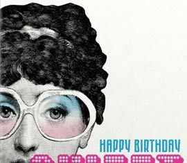 Birthday Quotes : Happy Birthday SWEET CHEEKS Greeting Card by blingBebe