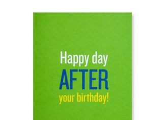 Birthday Quotes : Happy Day After Your Birthday Greeting Card by Egg2Cake on Etsy