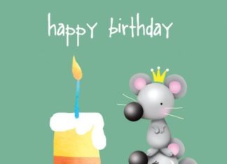 Birthday Quotes : Liz Yee – Birthday Mouse