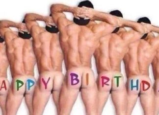 Birthday Quotes : male bare happy b'day