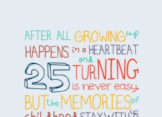 Birthday Quotes : Turning 25 is never easy–just words of wisdom