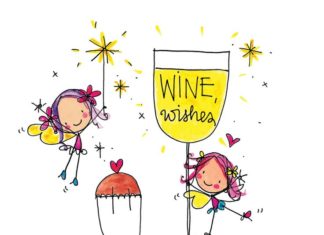 Birthday Quotes : Wine wishes and cupcake kisses to you on your birthday!