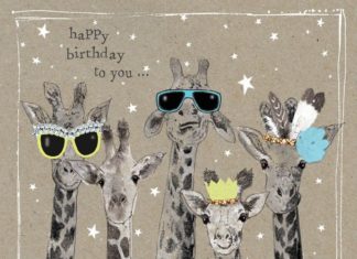 Happy Birthday Wiches : Birthday Card. This greetings card is hand-finished with gems and glitter. The c…