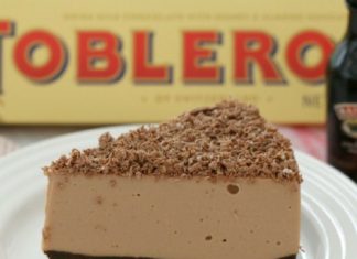 Birthday Cake : The BEST Baileys Chocolate Cheesecake with Toblerone chocolate… completely no-…