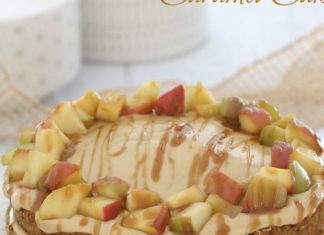 Birthday Cake : A deliciously moist and super easy apple & caramel cake with extra chunks of app…