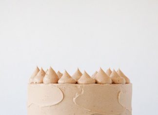 Birthday Cake : Banana Chocolate Hazelnut Cake with Salted Caramel Sauce. Or, in other words, al…