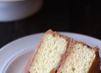 Birthday Cake : Both kids and adults LOVE this birthday cake!! Moist and fluffy yellow cake with…