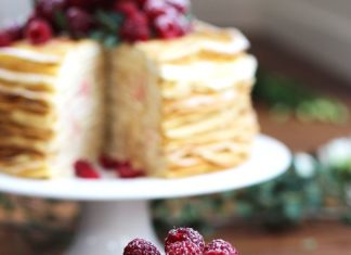 Birthday Cake : Crepe cake recipe