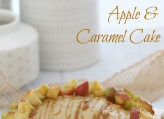 Birthday Cake : Easy Apple & Caramel Cake