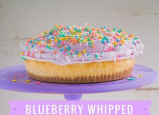 Birthday Cake : Enjoy this easy dessert recipe for Blueberry Whipped Cream Cheesecake! This deli…