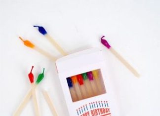 Birthday Cake : Matchstick Birthday Candles