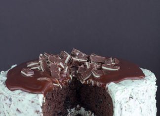 Birthday Cake : Mint Chip Cake