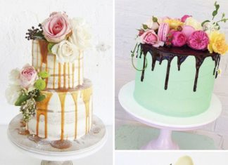 Birthday Cake : Oh Yum! Colour Drip Wedding Cakes – The Latest Cake Trend | Find out more on www…