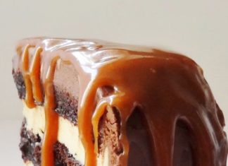 Birthday Cake : SALTED CARAMEL CHOCOLATE FUDGE CAKE!