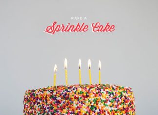 Birthday Cake : Sprinkle Cake DIY | Oh Happy Day!
