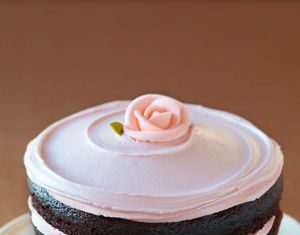 Birthday Cake : Tomboy Cake -Chocolate raspbery buttercream cake. Makes: one 6-inch layer cake