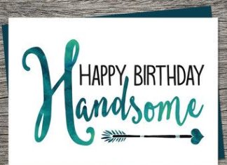 Birthday Quotes : Boyfriend Birthday Card Husband Birthday Card Happy by KatieVaz