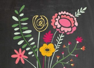 Birthday Quotes : Felicity French – Felicity French jam jar flowers chalkboard.jpeg