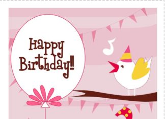 Birthday Quotes : Free Printable Dog N Bird Greeting Card