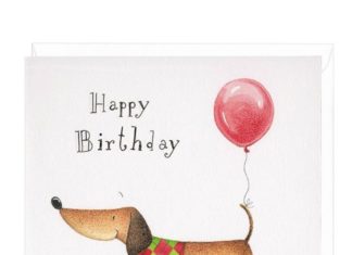 Birthday Quotes : Happy Birthday Dachshund Greeting Card