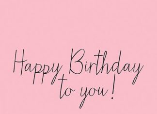 Birthday Inspiration: Happy Birthday