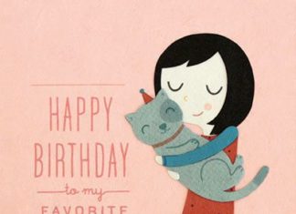 Birthday Quotes : My Favorite Cat Lady Birthday Greeting Card
