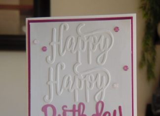 Birthday Quotes : Stampin Up Karte zum Geburtstag, Happy Birthday Framelits, www.ilonasstempel…