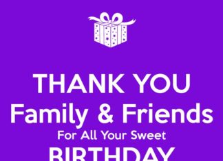 Birthday Quotes : THANK YOU Family & Friends For All Your Sweet BIRTHDAY WISHES!!!