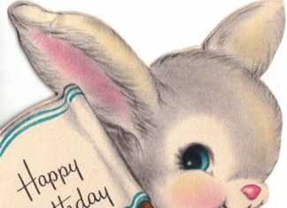 Birthday Quotes : Vintage Hallmark 1951 Happy Birthday Greetings