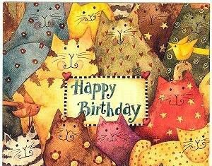 Happy Birthday Wiches : All cats happy birthday
