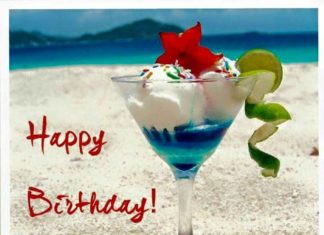 Happy Birthday Wiches : Happy Birthday beach drinks