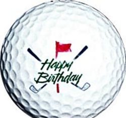 Happy Birthday Wiches : Happy Birthday Golf Ball