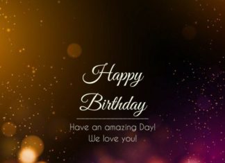 Happy Birthday Wiches : Happy Birthday. Have and amazing Day! We love you.