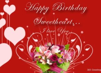 Happy Birthday Wiches : Happy Birthday Sweetheart