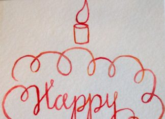 Happy Birthday Wiches : Joyeux anniversaire carte Cupcake aquarelle par ShelbyNickelDesigns