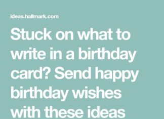 Birthday Quotes : Stuck on what to write in a birthday card? Send happy birthday wishes with these…