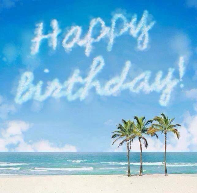 Happy Birthday Wiches Happy Birthday Beach Palm Trees