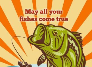 Happy Birthday Wiches : happy birthday card bass | Fly Fisherman On Boat Catching Largemouth Bass Digita…