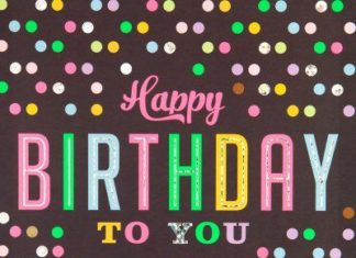 Happy Birthday Wiches : Birthday card – 'Birthday Dots'