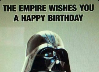 Happy Birthday Wiches : Darth Vader / Star Wars Happy Birthday