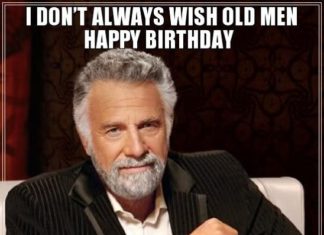 Happy Birthday Wiches : Happy Birthday Old Man Meme
