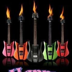 Happy Birthday Wiches : Happy Birthday To You Image With Guitars