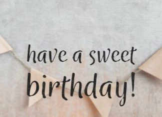 Happy Birthday Wiches : Have a sweet birthday.