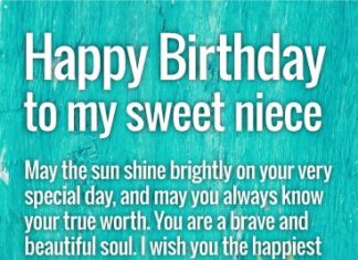 Happy Birthday Wiches : Wishing You a Wonderful Year! Happy Birthday Wishes Card for Niece