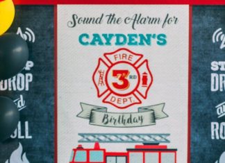 Birthday Party Inspiration : You'll be on fire with this firefighter-themed party!